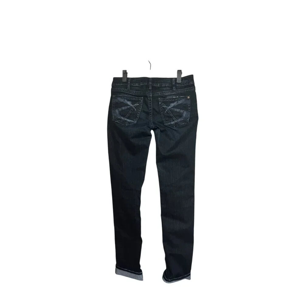 Silver Jeans Co. Aiko Slim Straight Low Rise Jeans - Size 30 - Picture 6 of 8